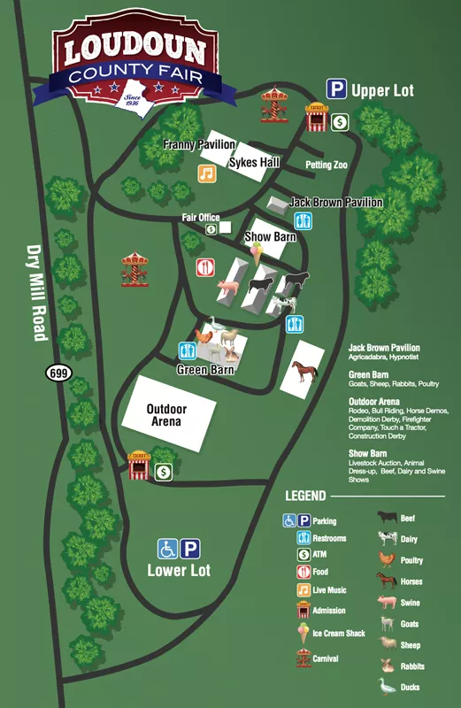 Loudoun County Fair 2025 Map