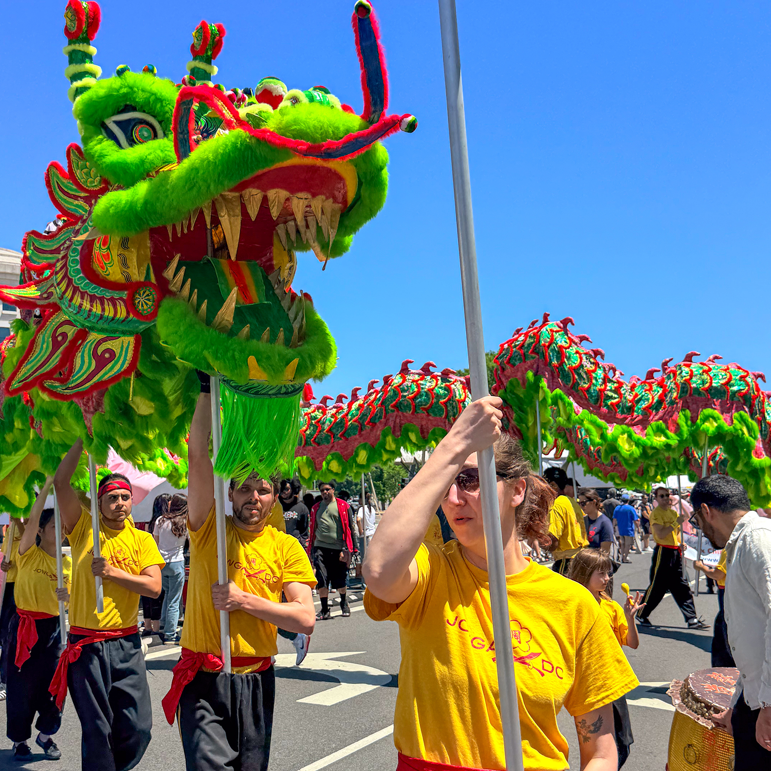 Dragon and Lion Dance Parade at Fiesta Asia