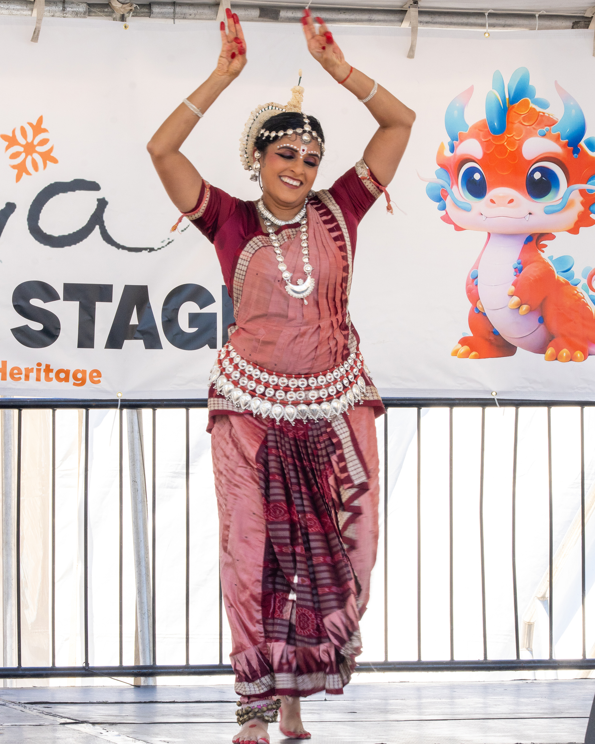Center Stage dancer performing at Fiesta Asia