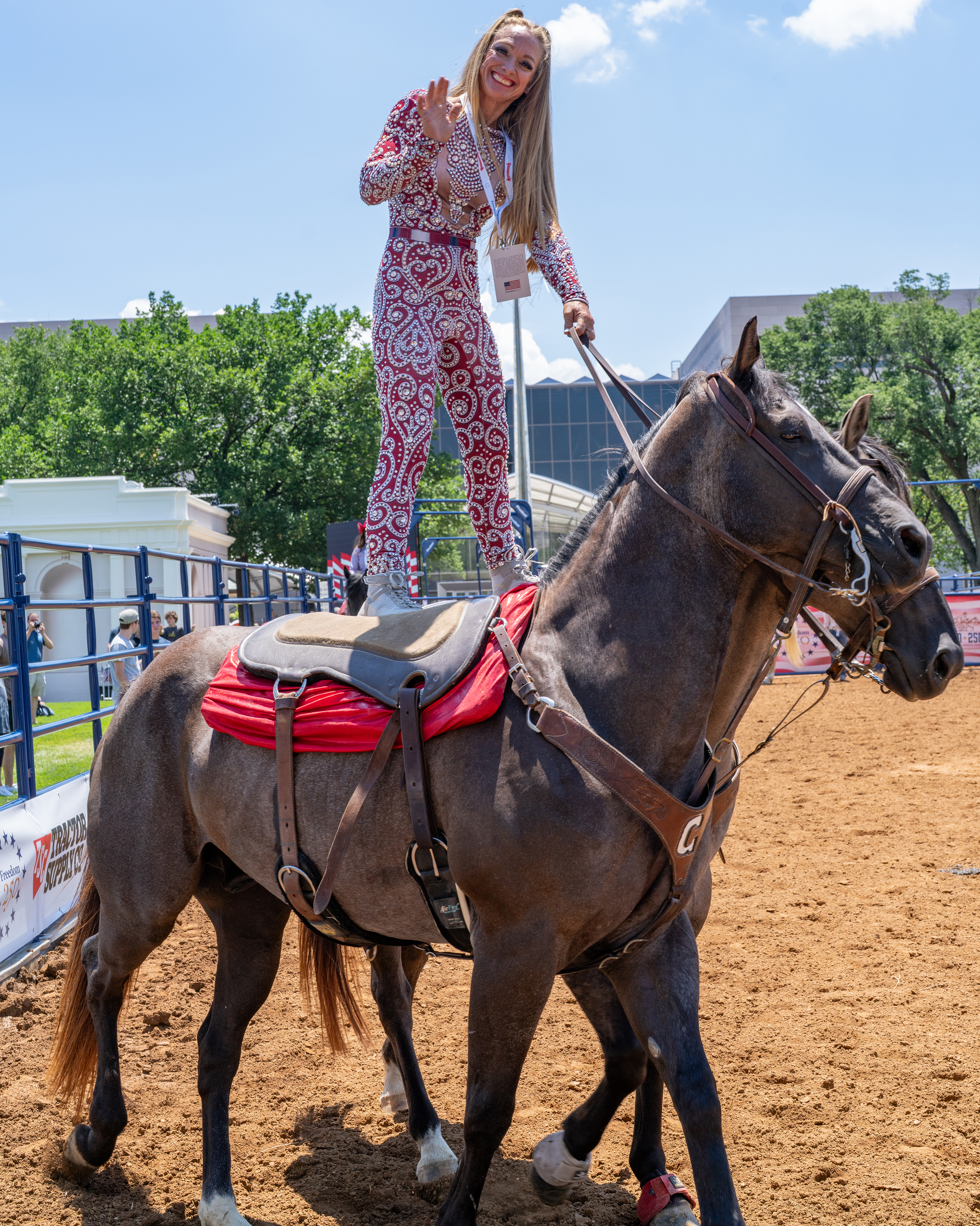 Rodeo 250 trick rider from Cervi Rodeo Company