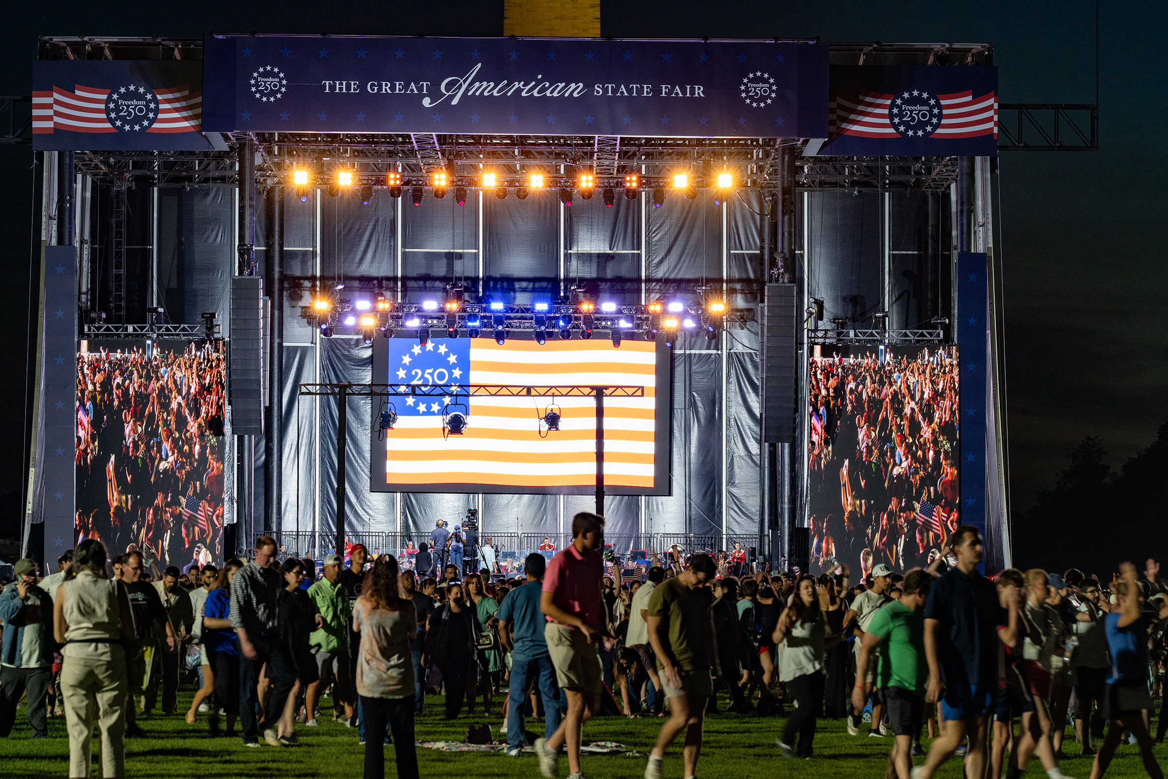 Great American State Fair Main Stage crowd