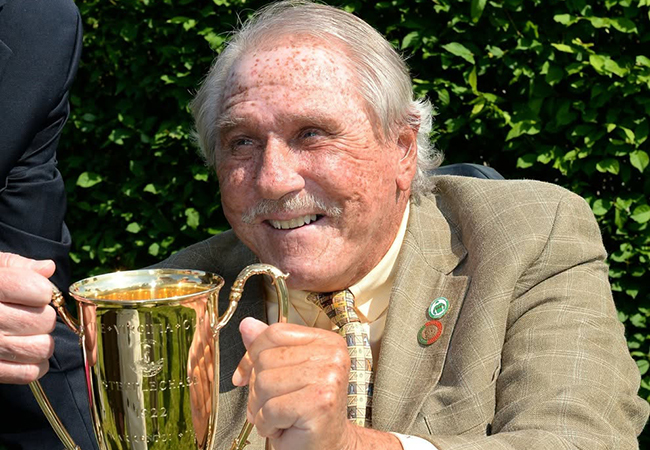 Irv Naylor at the International Gold Cup.