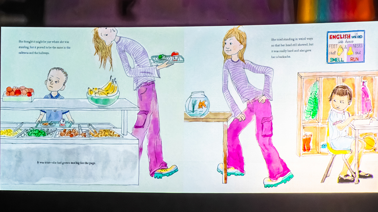 The Girl Who Was Too Big for the Page by Geena Davis
