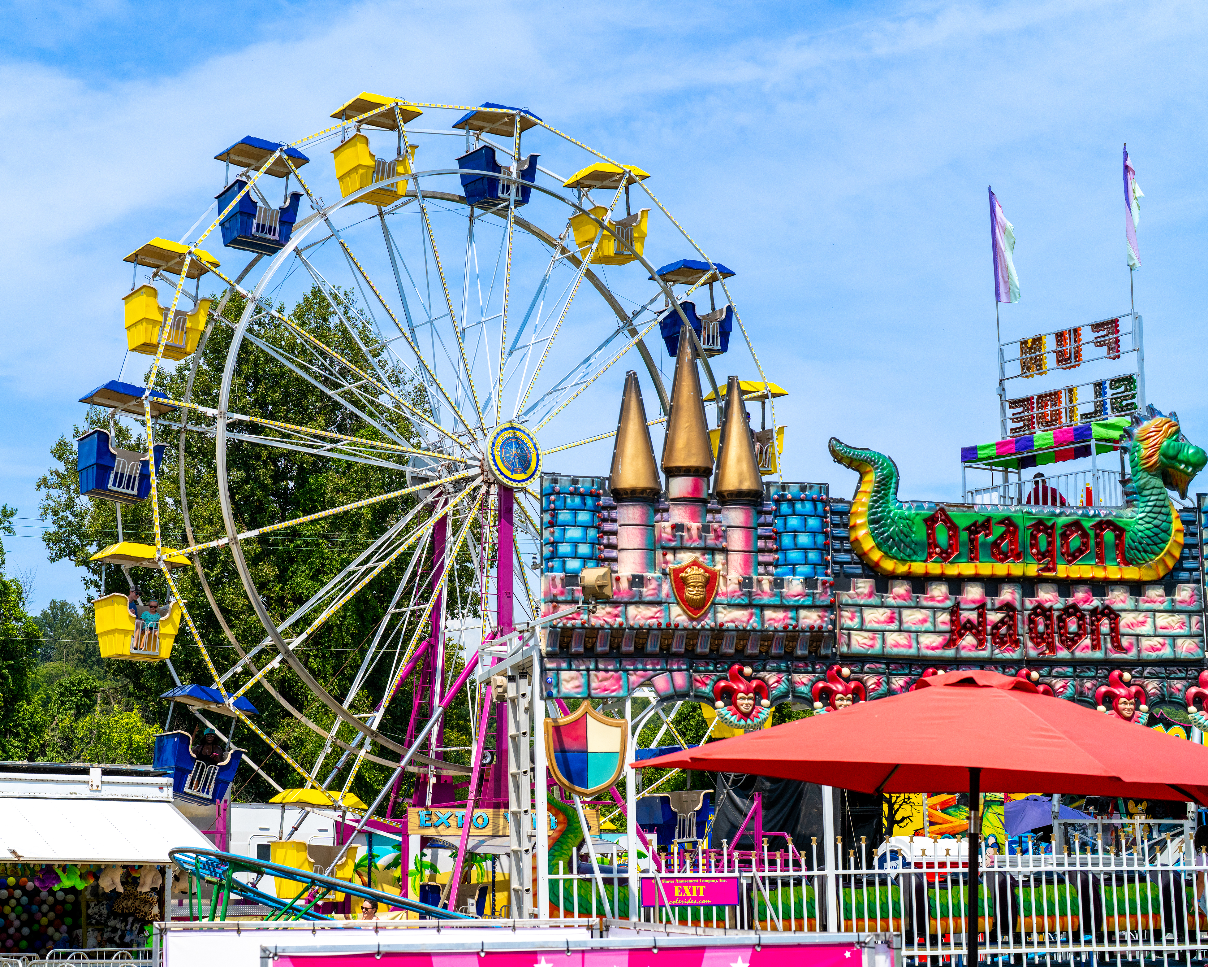 Carnival at Loudoun County Fair 2025