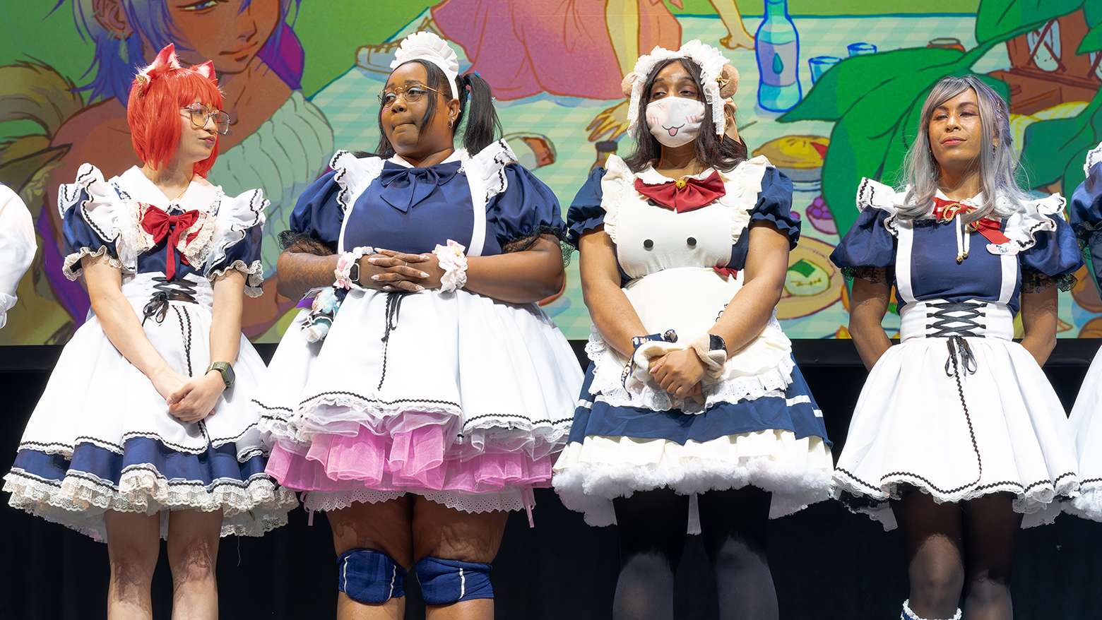 Performers and crowds at Otakon 2026 in Washington, DC