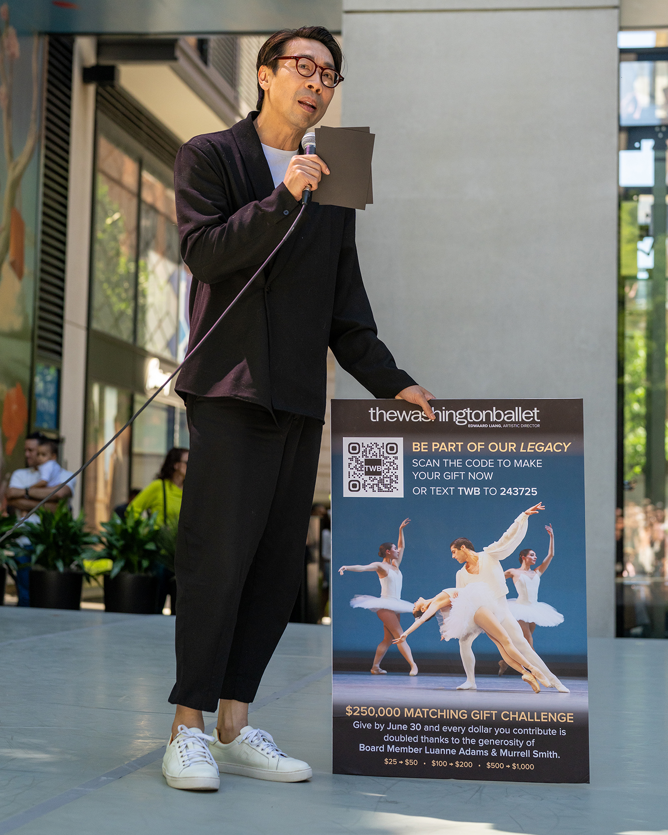 Ballerina performing at TWB CityCenterDC 2026